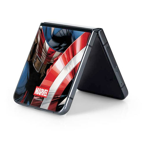 Marvel Captain America Portrait Galaxy Z Flip5 5G Skin